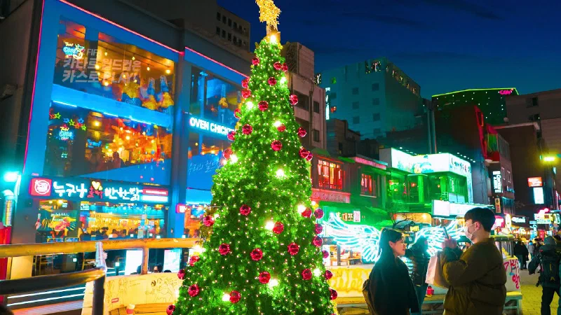 [ソウル]12月24日ソウル明洞の屋台は全面休止、 弘大・梨泰院は密注意活動