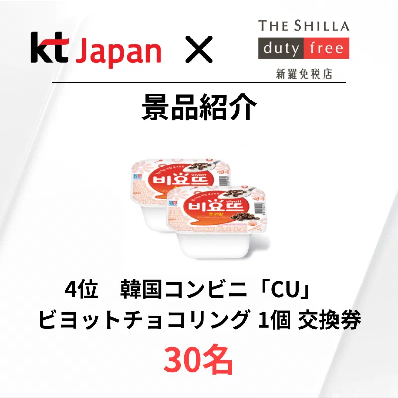 KTJ x 新羅免税店イベント 割引してほしいのはどっち⁈ 第2弾